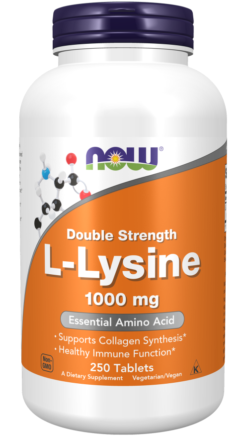 NOW - L-LYSINE 1000mg 250 TABS