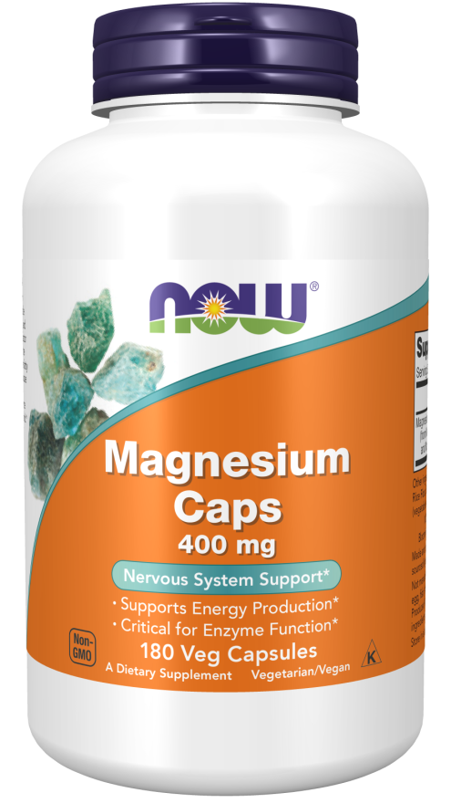 NOW - MAGNESIUM 400mg 180 VCAPS