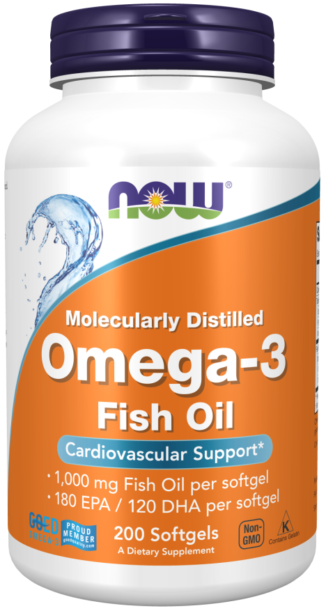NOW - OMEGA-3 1000mg 200 SGELS