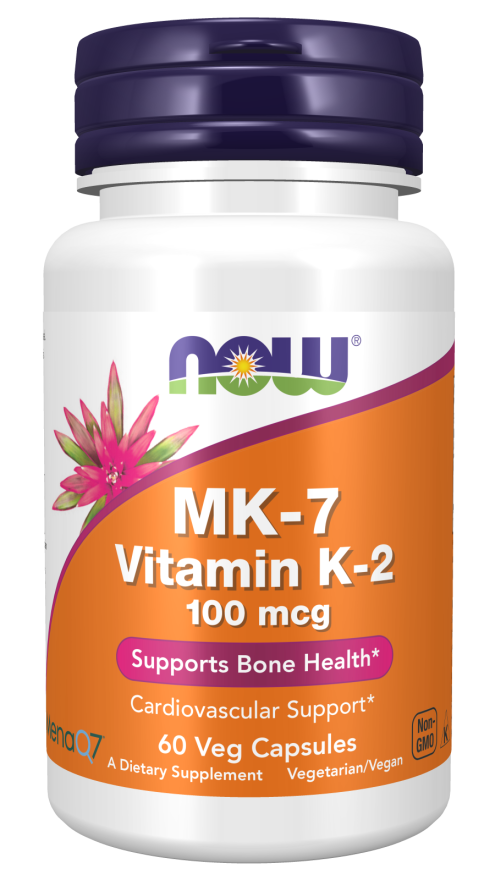 NOW - VITAMIN K-2 (MK7) 100 mcg 60 VCAPS
