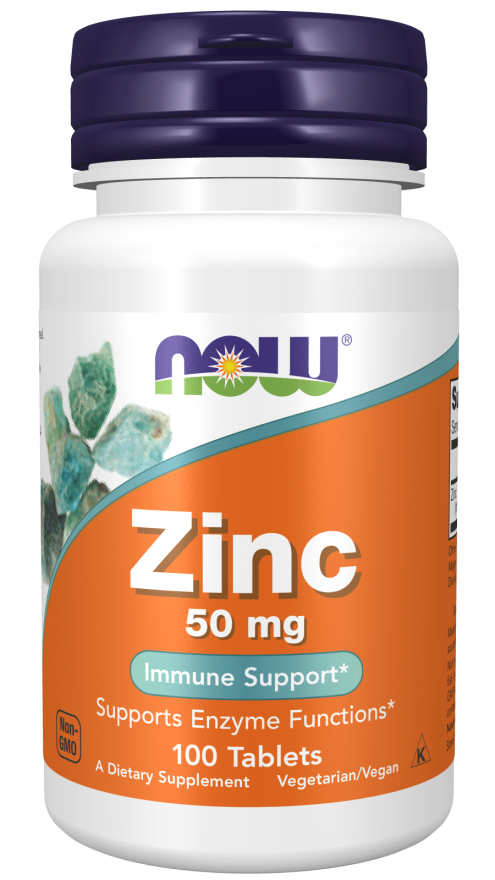NOW - ZINC GLUCONATE 50mg  100 TABS