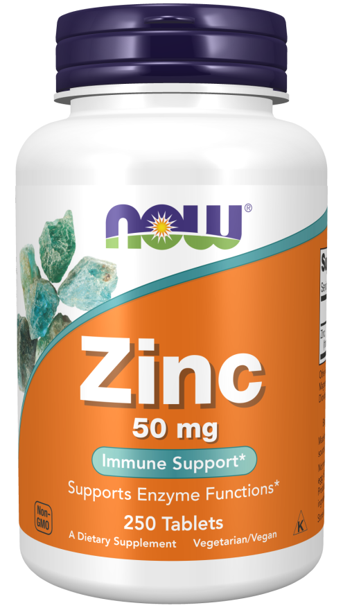 NOW - ZINC GLUCONATE 50mg  250 TABS